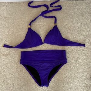 Victoria’s Secret purple swim suit